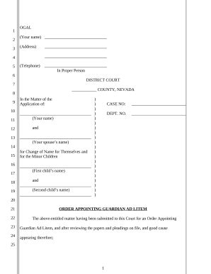 Legal Aid Online declarations .